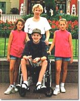 Ted Hoggard and family prior to HBO therapy